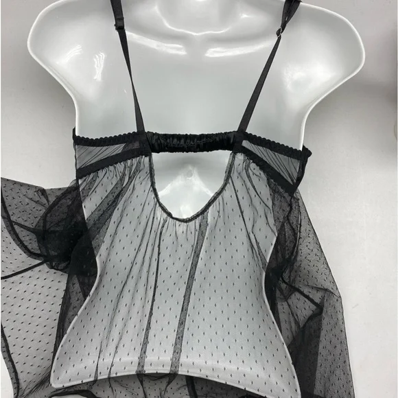 VS BLK Sexy Little Things Nightgown, 36D. *P1060 - Picture 2 of 9